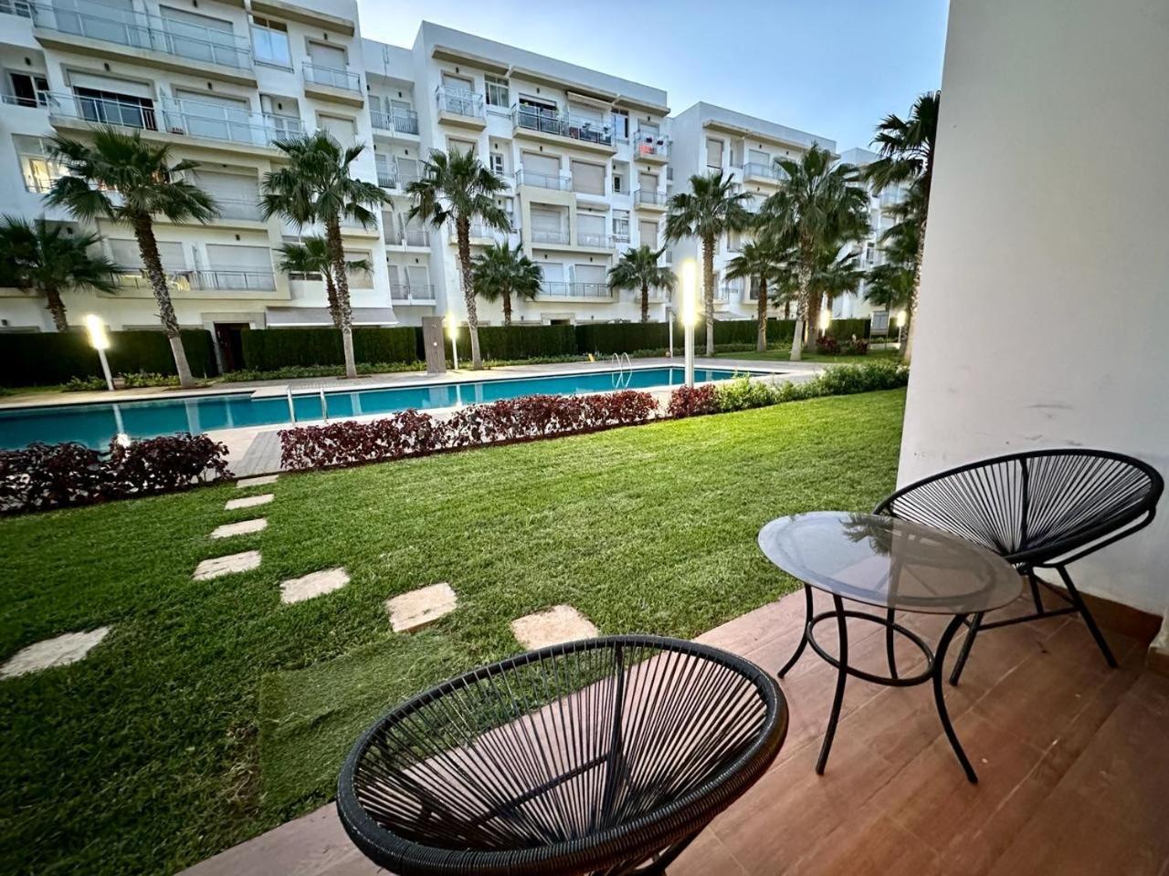 Apparemment De Luxe Vue Piscine Apartment Bouznika Exterior photo